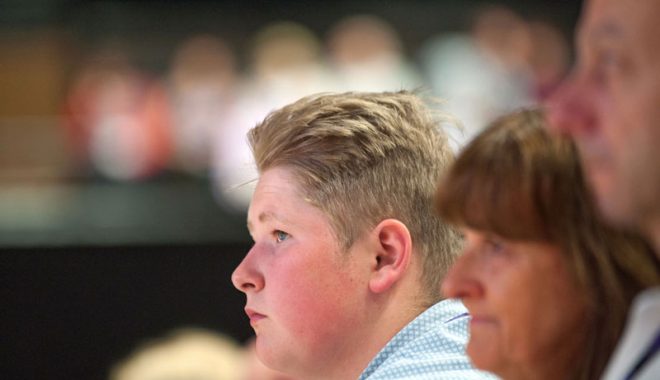 Delegates of all ages enjoying the UNISON national delegate conference.
